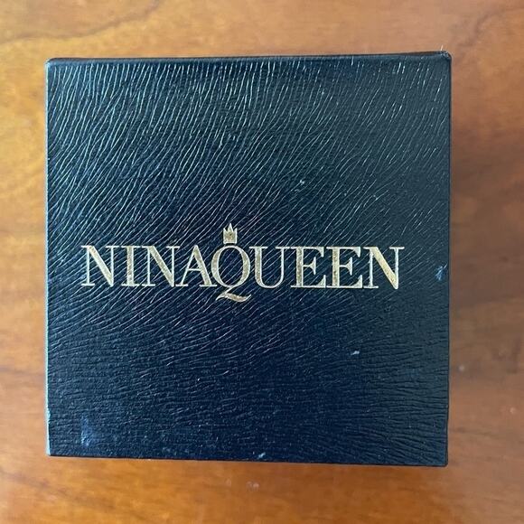 Nina Queen Loving Angel Wing CZ Sterling Silver Charm - Picture 2 of 7